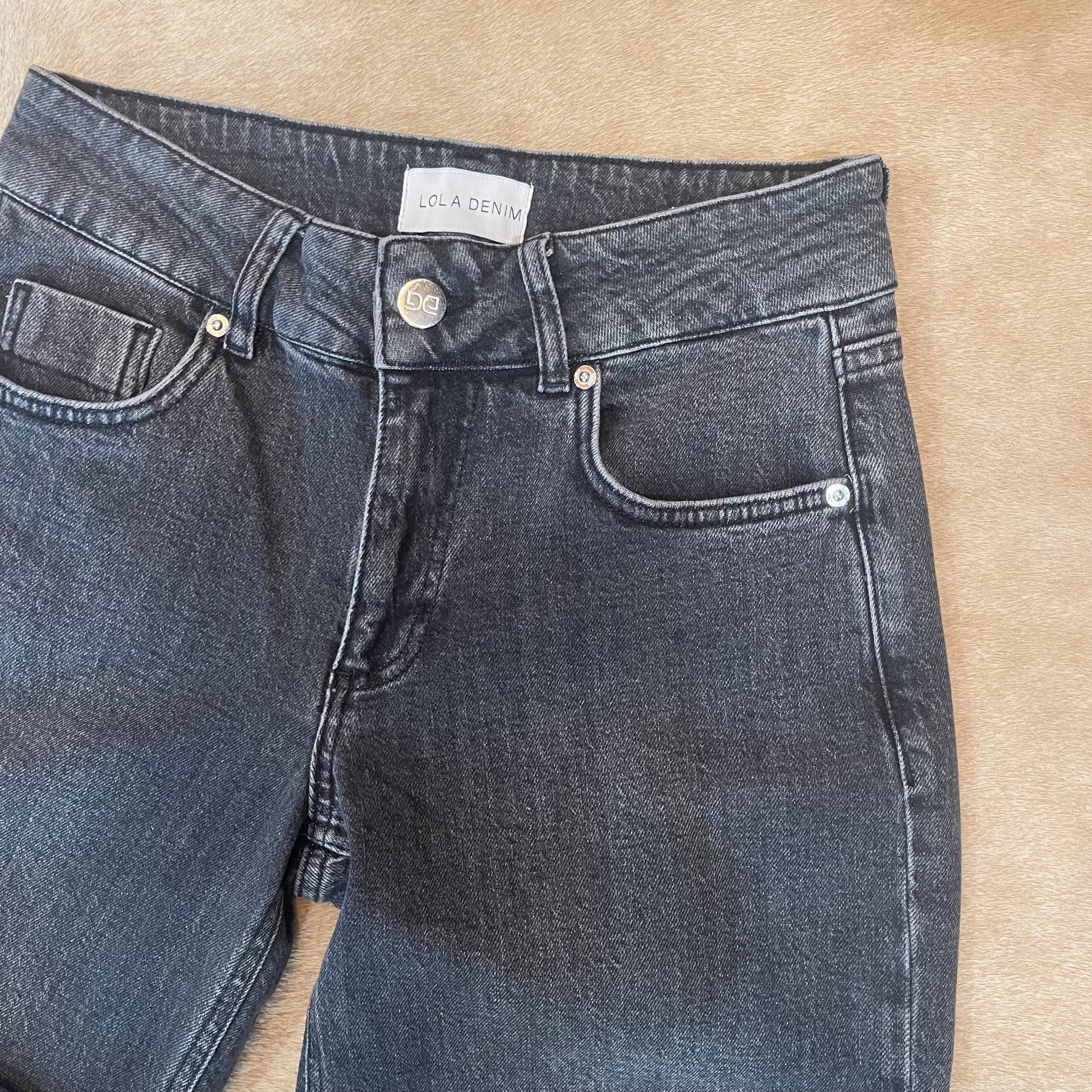 Lola Denim - Mid-Rise Straight Leg Jeans