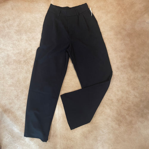 Black Tape - Wide Leg Pleated Dress Pants