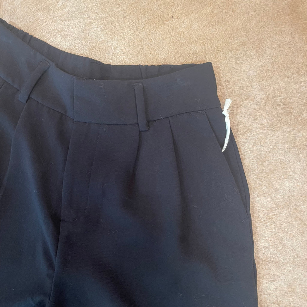 Black Tape - Wide Leg Pleated Dress Pants