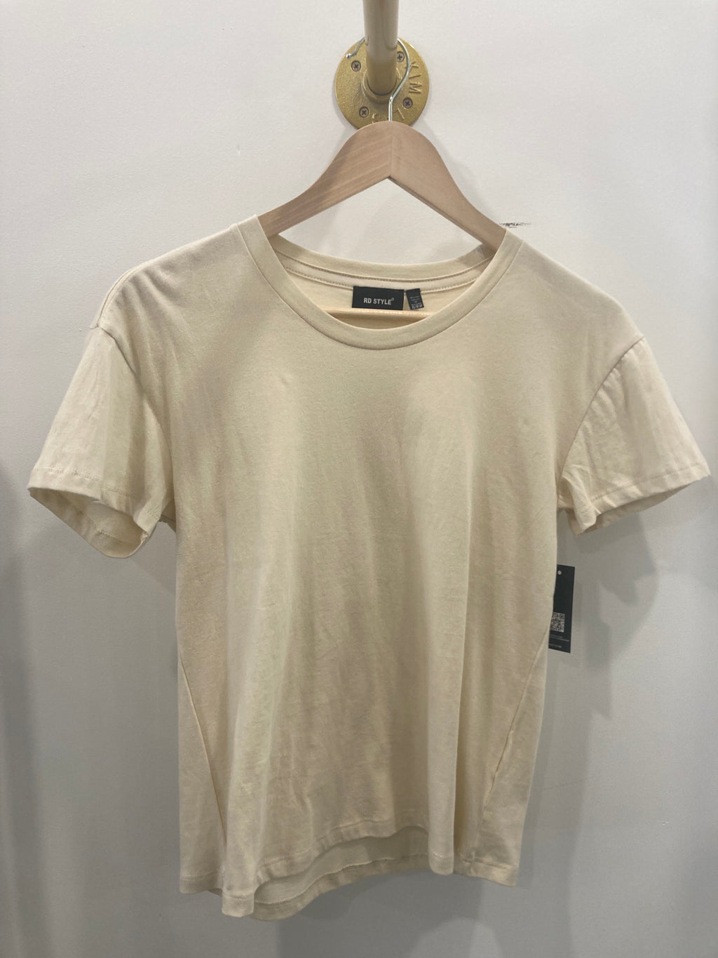RD Style - Beige T Basic T-Shirt