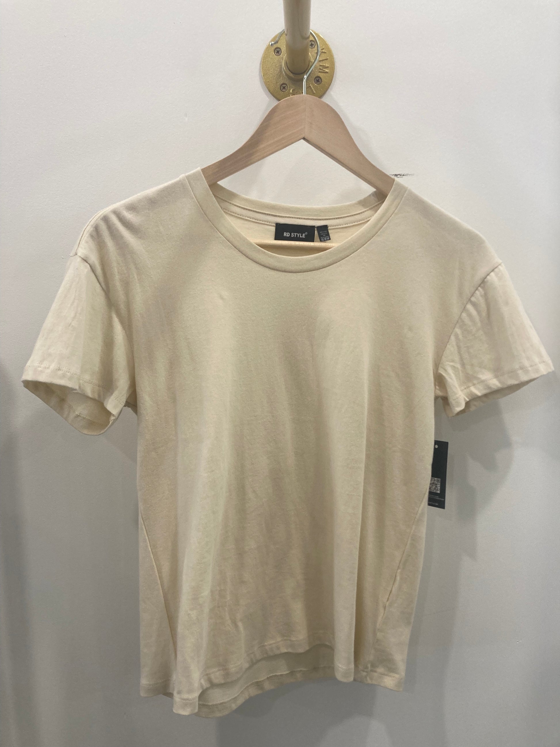RD Style - Beige T Basic T-Shirt