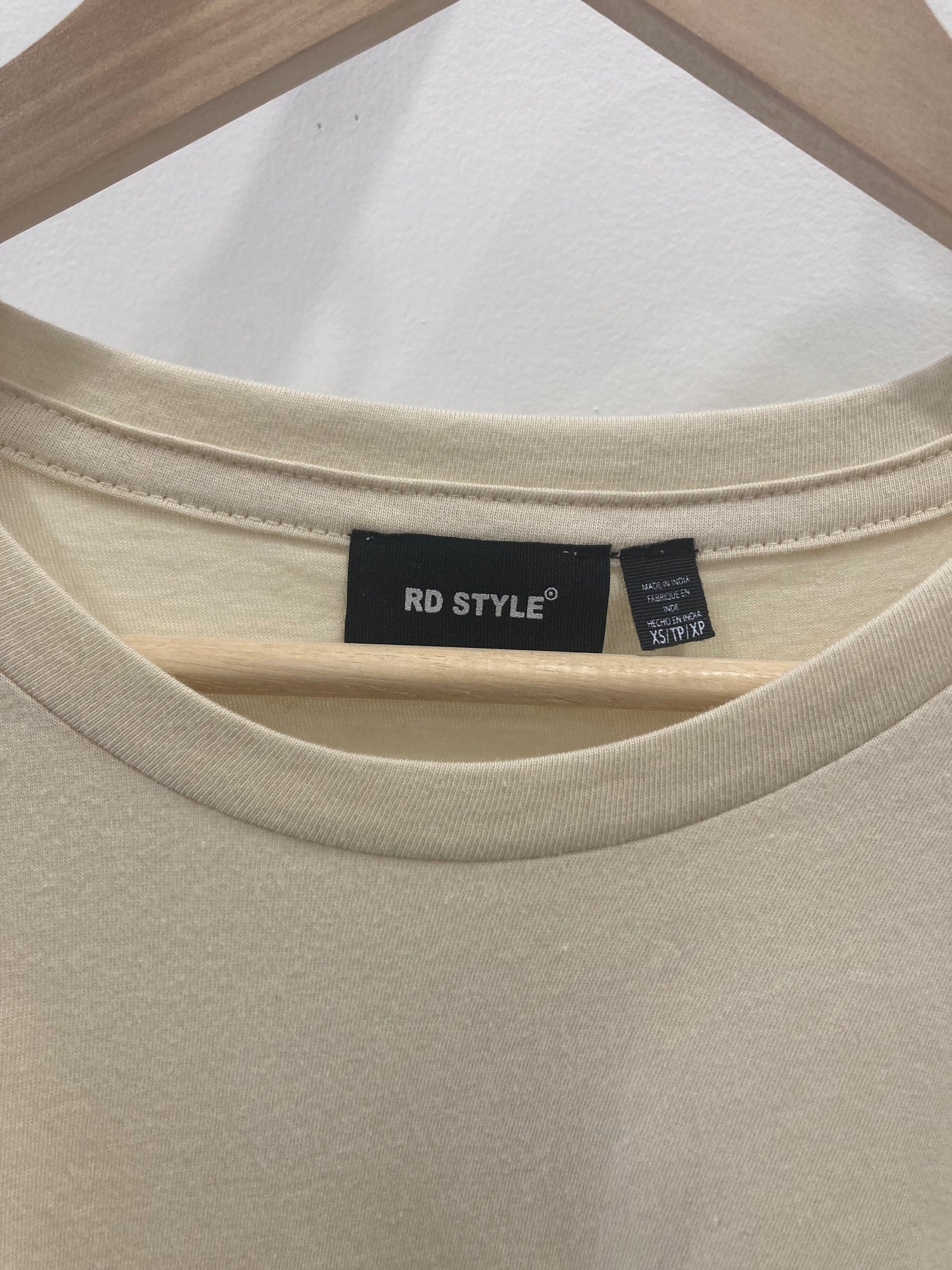 RD Style - Beige T Basic T-Shirt