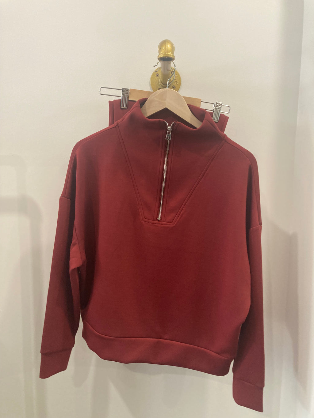 Seanni - Soft Long Sleeve Half Zip Pullover