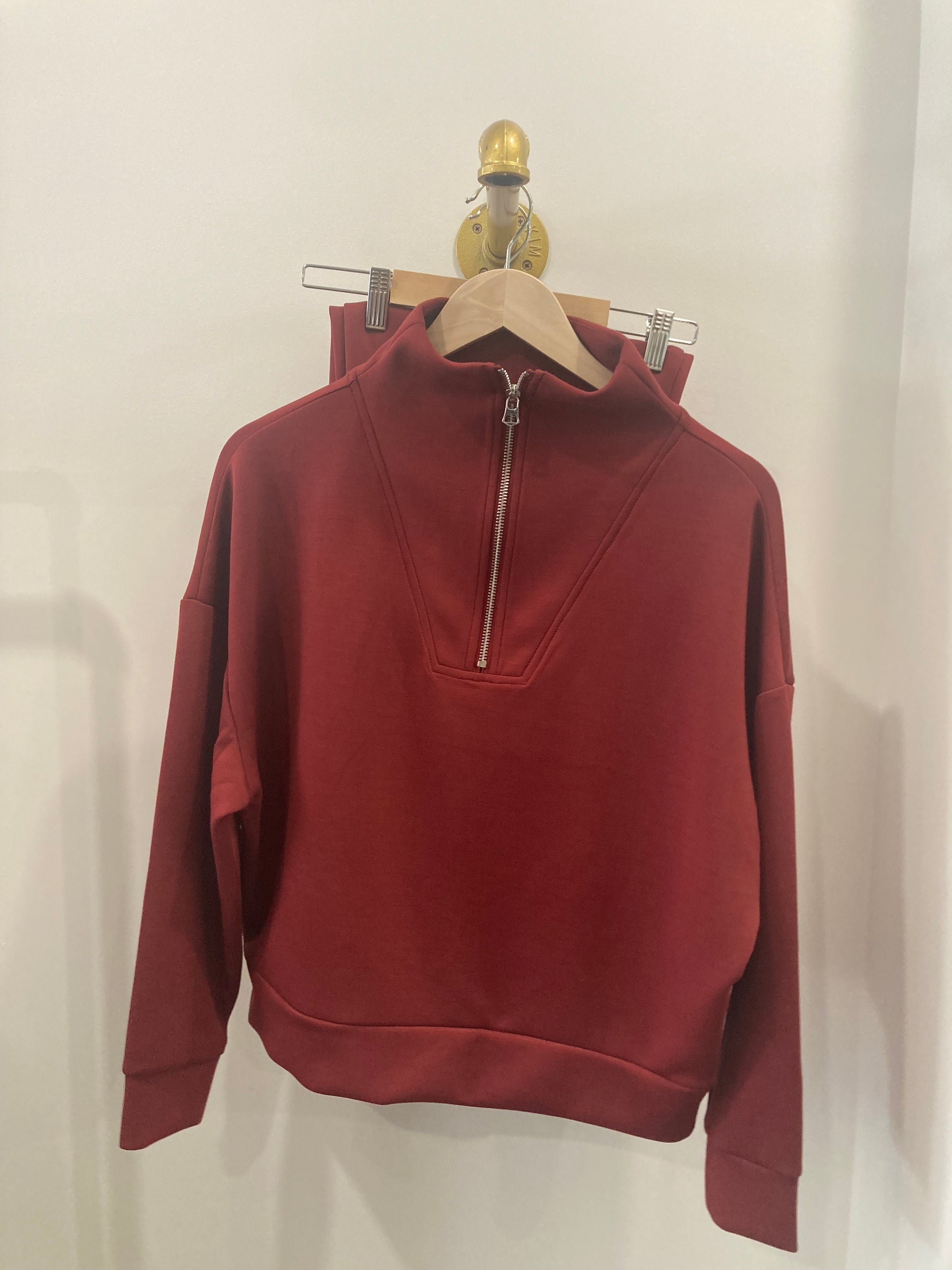 Seanni - Soft Long Sleeve Half Zip Pullover