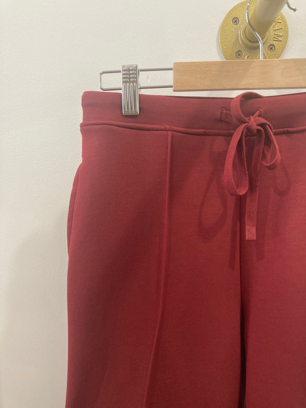 Prida- Soft Drawstring Pull-On Straight Leg Pant